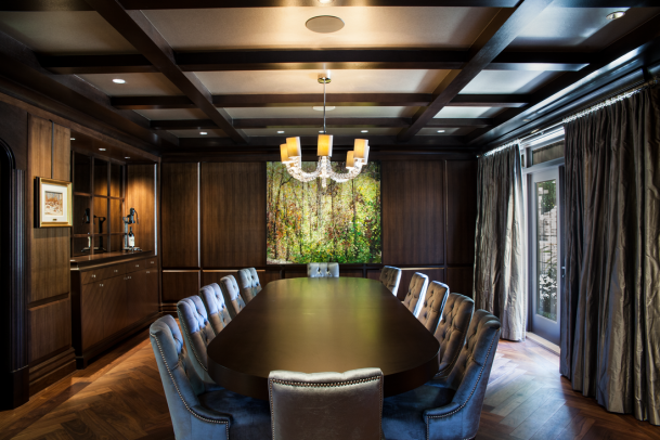 Ambient lighting design by Graytek in Vancouver luxury residence
