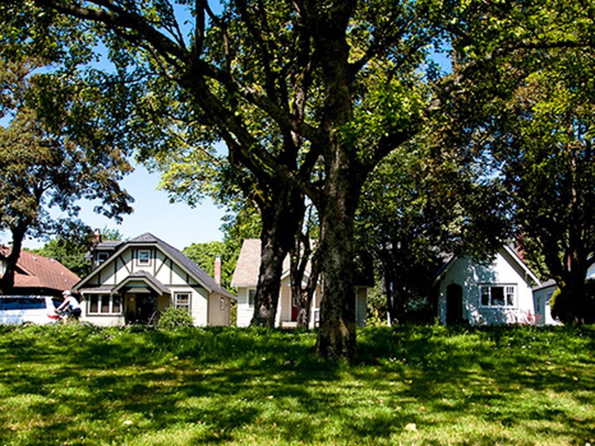 Charming single-family homes on a tree-lined street in Arbutus Ridge, Vancouver—perfect for elegant, family-focused smart home living